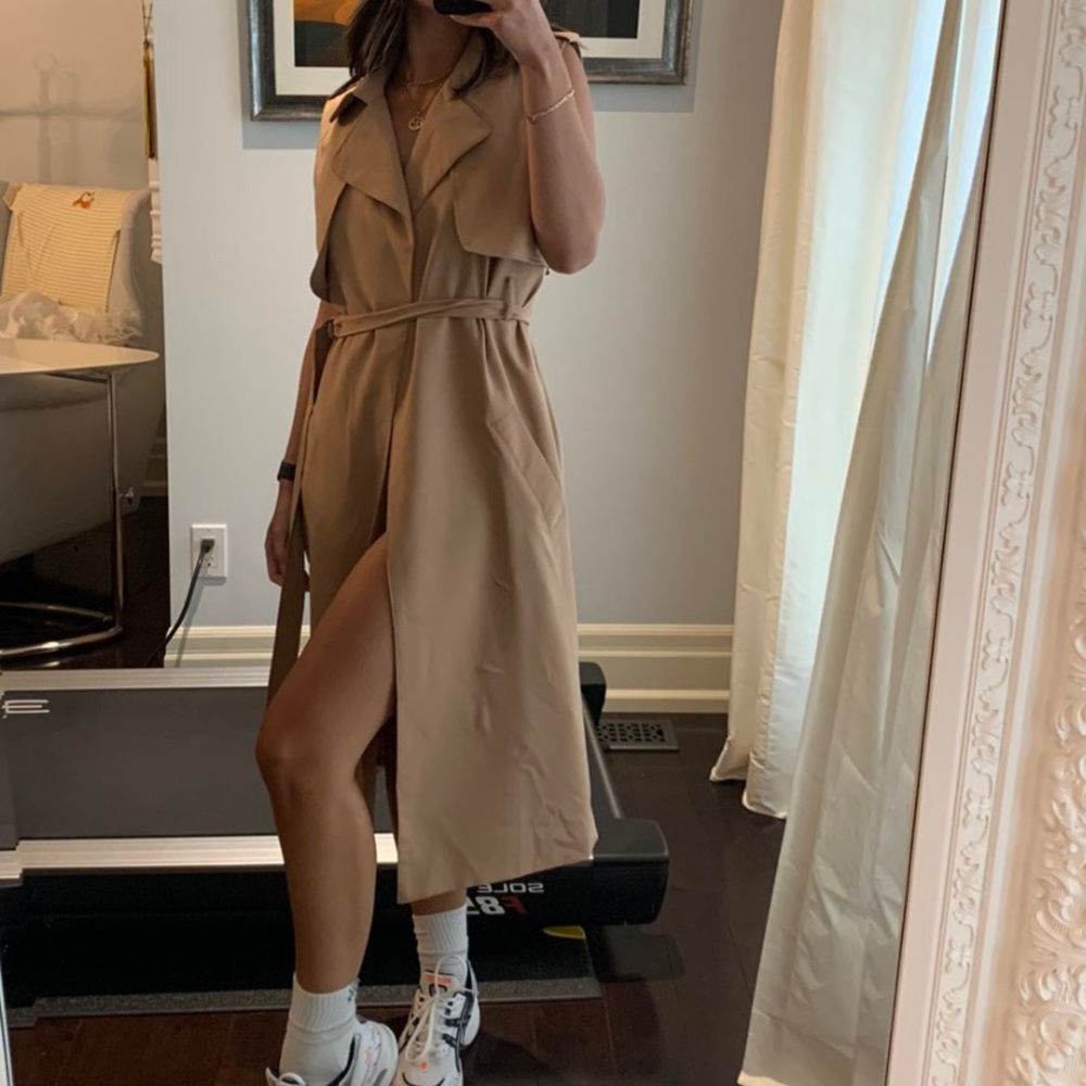 Women's Tan Trench Coat
